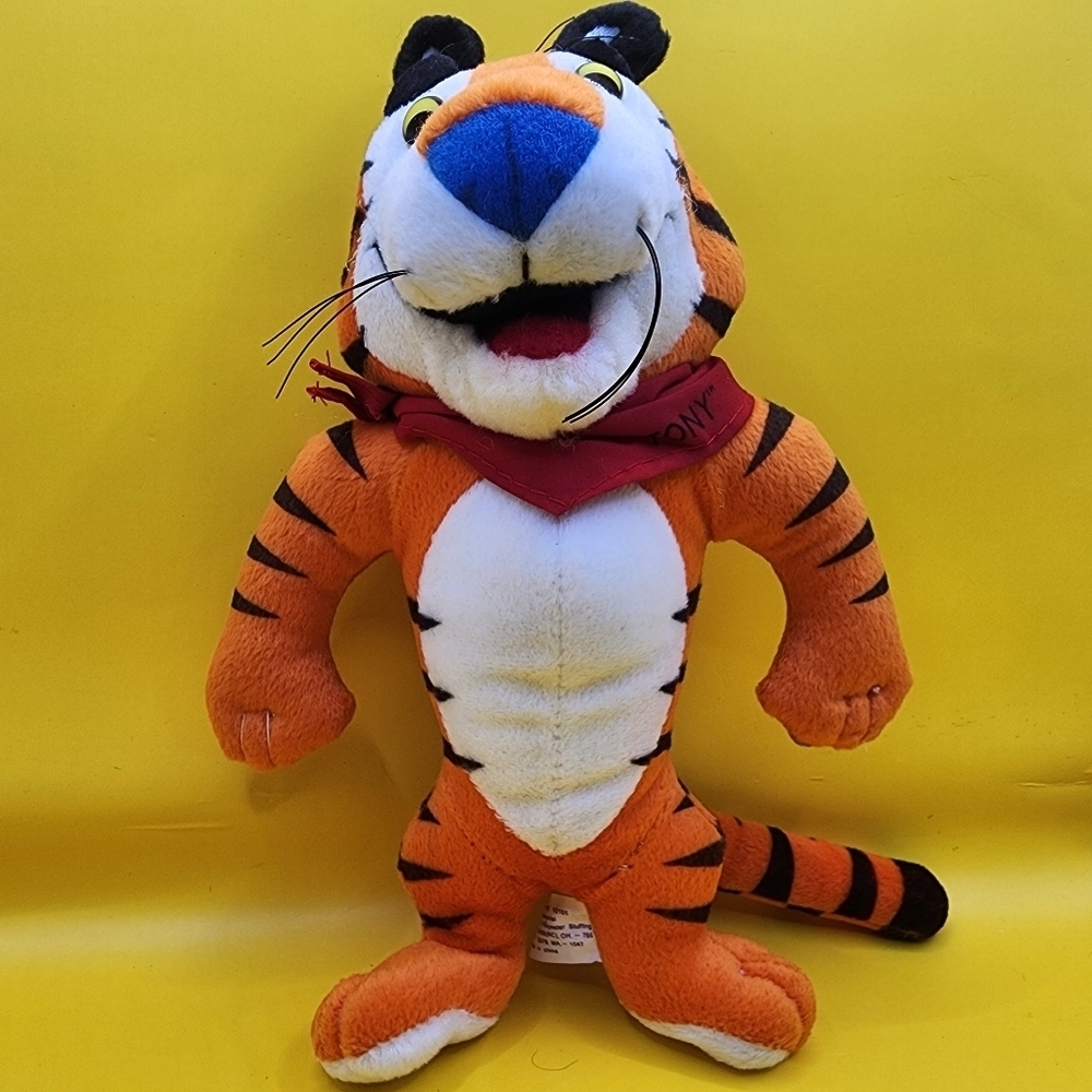 1993 Tony the Tiger Plush 9" & 2 Bubble Light Pens Lot Kellogg's - Picture 3 of 9
